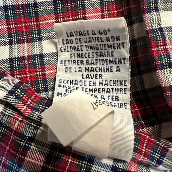 Polo Ralph Lauren Mens Shirt Button Down Red Plaid 100% Cotton size M(h8 - Picture 10 of 11